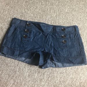 Express denim shorts